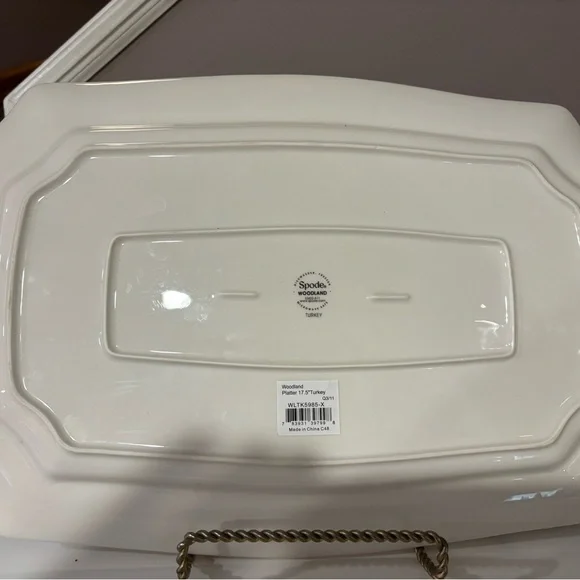 Spode Woodland Turkey platter - Picture 5 of 5